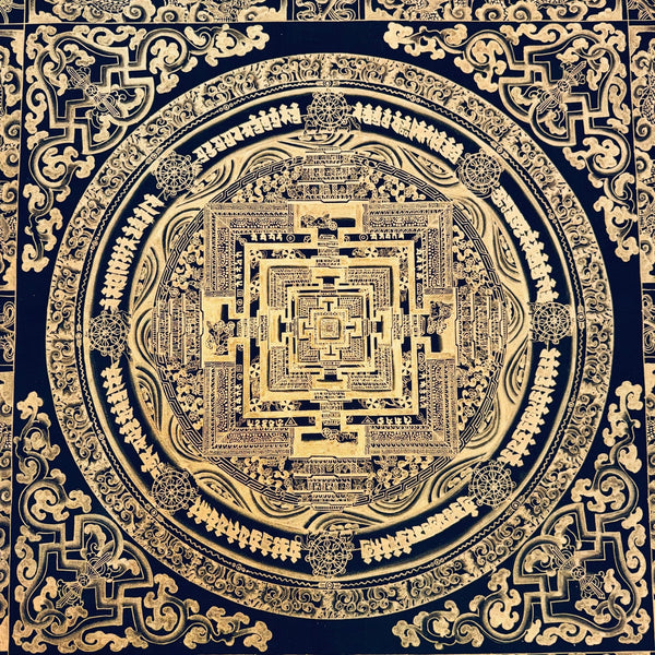 Kalachakra Mandala Tibetan Thangka Painting - Art Of Tibet