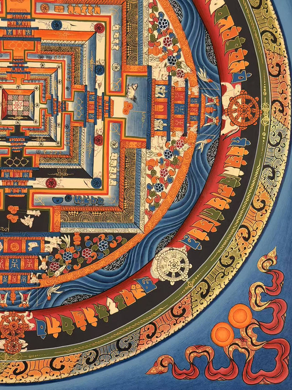 Kalachakra Mandala Tibetan Thangka Painting - Art Of Tibet