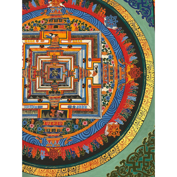 Kalachakra Mandala Tibetan Thangka Painting - Art Of Tibet