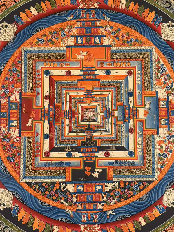 Kalachakra Mandala Tibetan Thangka Painting - Art Of Tibet