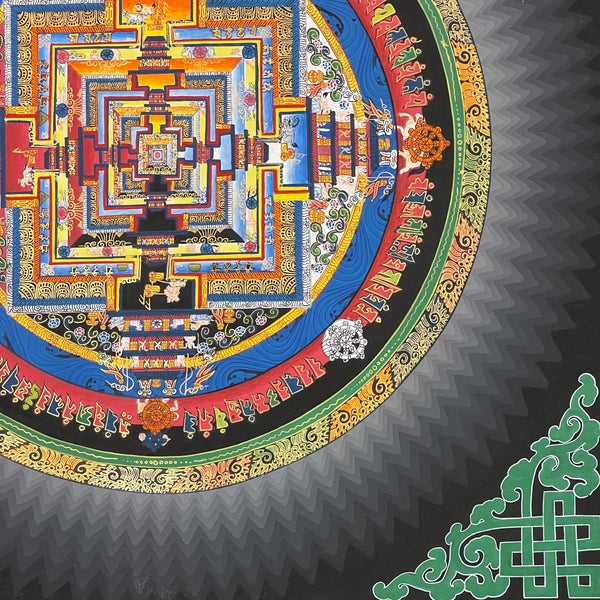 Kalachakra Mandala Tibetan Thangka Painting - Art Of Tibet