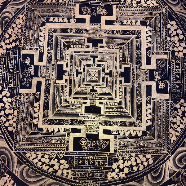 Kalachakra Mandala Tibetan Thangka Painting - Art Of Tibet