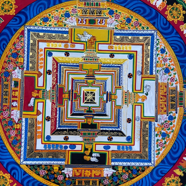Kalachakra Mandala Tibetan Thangka Painting - Art Of Tibet