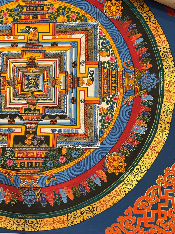 Kalachakra Mandala Tibetan Thangka Painting - Art Of Tibet
