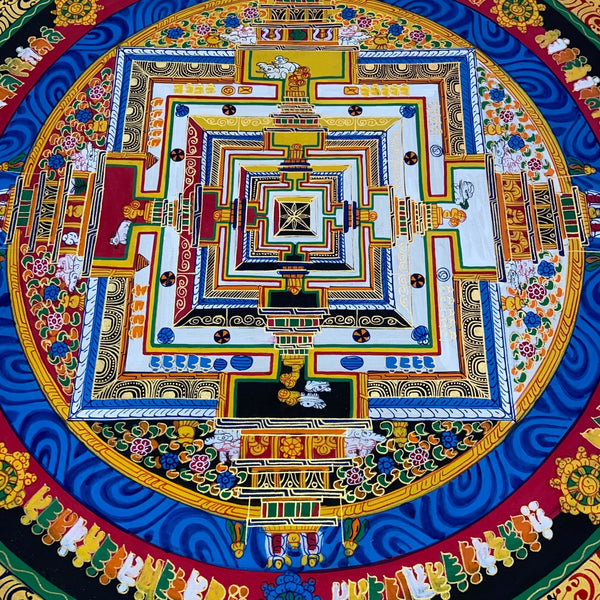 Kalachakra Mandala Tibetan Thangka Painting - Art Of Tibet
