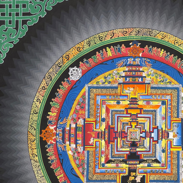 Kalachakra Mandala Tibetan Thangka Painting - Art Of Tibet