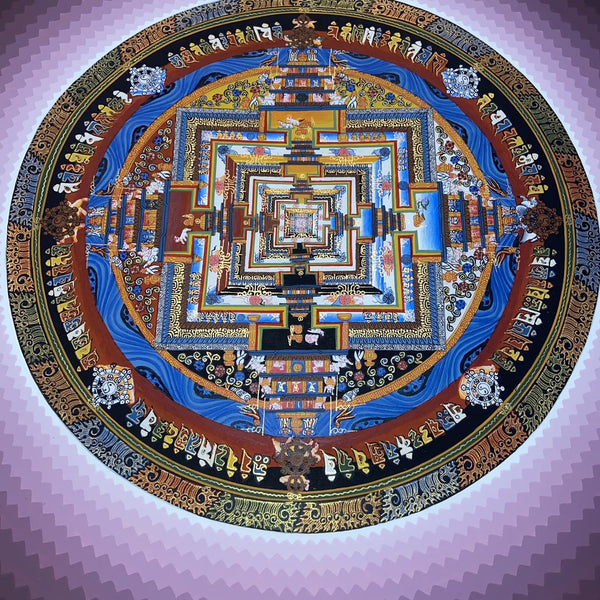 Kalachakra Mandala Tibetan Thangka Painting - Art Of Tibet