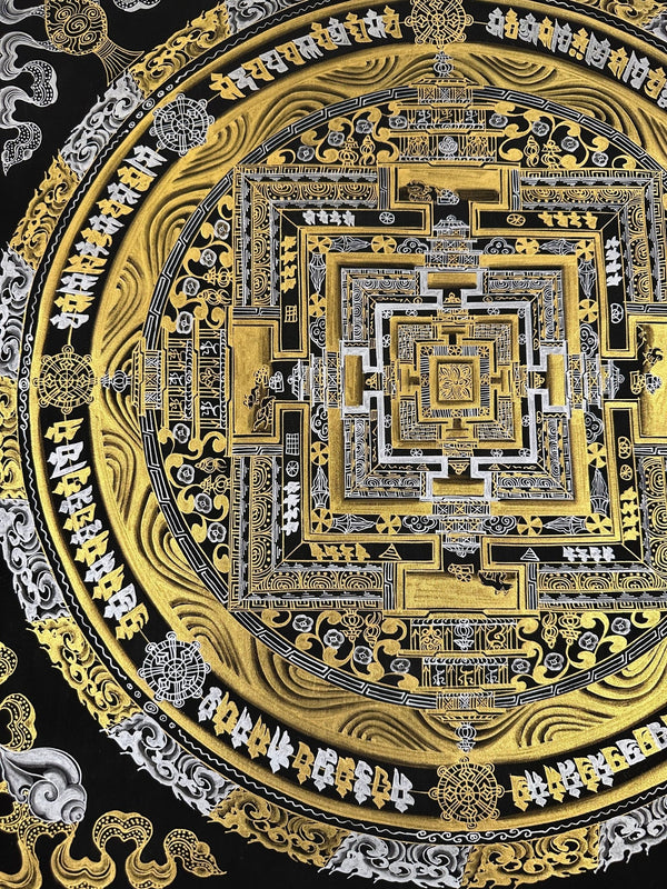 Kalachakra Mandala Tibetan Thangka Painting - Art Of Tibet