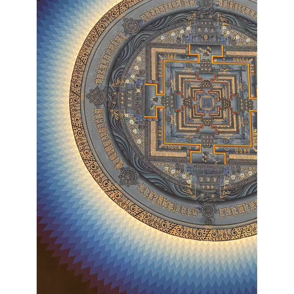 Kalachakra Mandala Tibetan Thangka Painting - Art Of Tibet