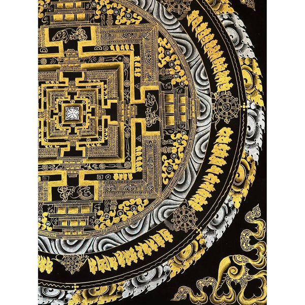 Kalachakra Mandala Tibetan Thangka Painting - Art Of Tibet