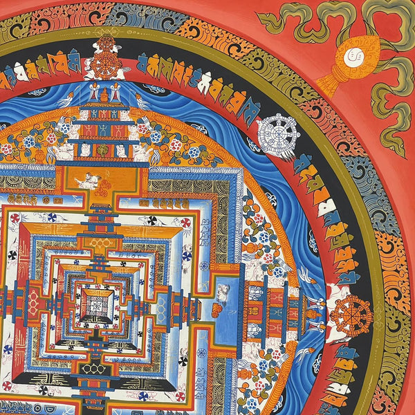 Kalachakra Mandala Tibetan Thangka Painting - Art Of Tibet