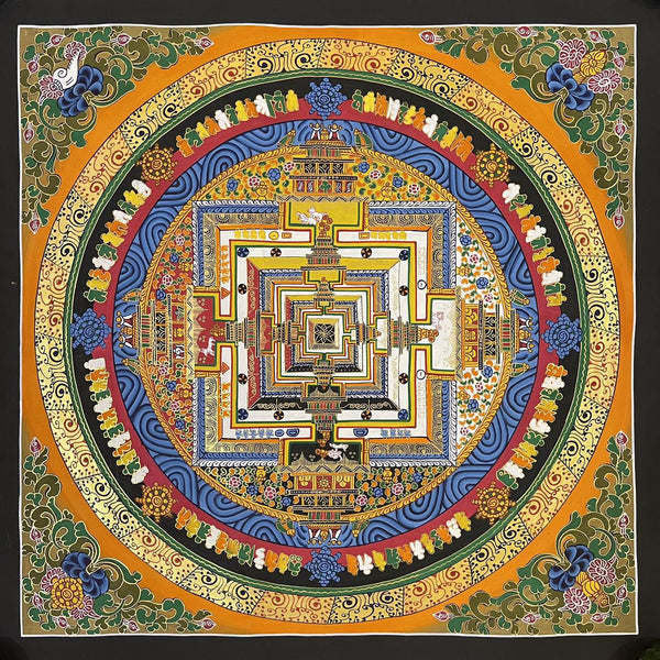 Kalachakra Mandala Tibetan Thangka Painting - Art Of Tibet