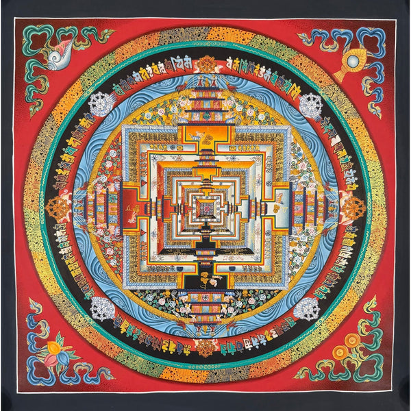 Kalachakra Mandala Tibetan Thangka Painting - Art Of Tibet