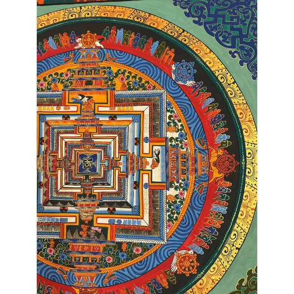Kalachakra Mandala Tibetan Thangka Painting - Art Of Tibet