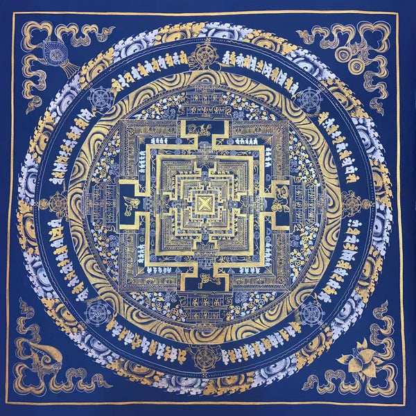 Kalachakra Mandala Tibetan Thangka Painting - Art Of Tibet