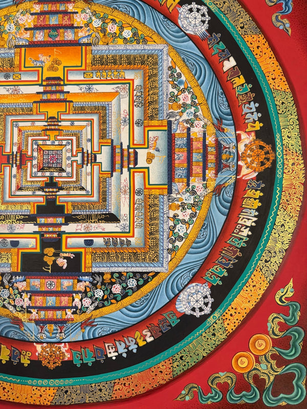 Kalachakra Mandala Tibetan Thangka Painting - Art Of Tibet