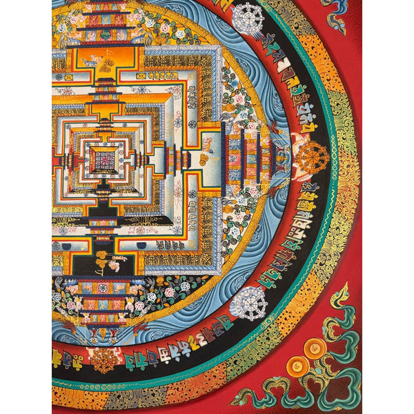 Kalachakra Mandala Tibetan Thangka Painting - Art Of Tibet