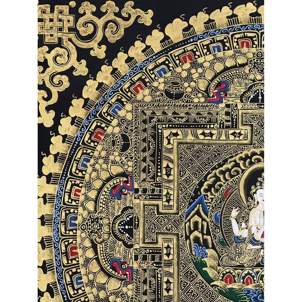 Kalachakra Mandala Tibetan Thangka Painting - Art Of Tibet