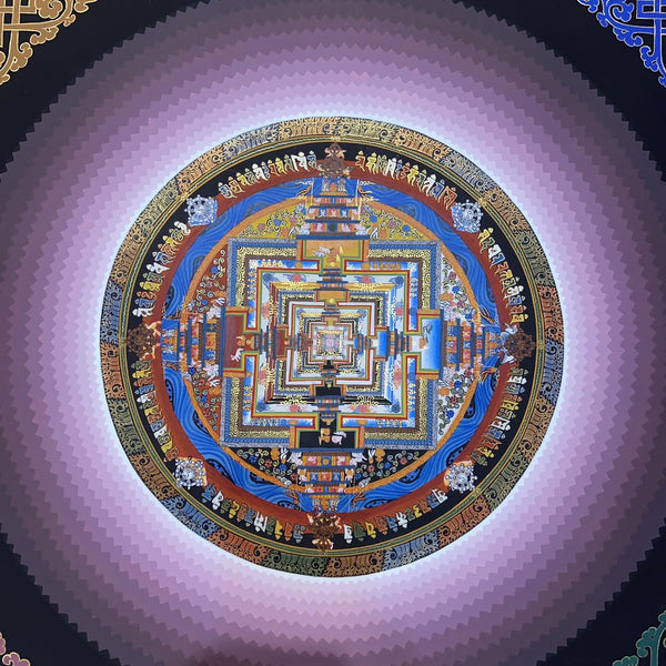 Kalachakra Mandala Tibetan Thangka Painting - Art Of Tibet