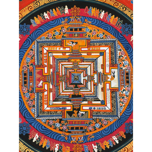Kalachakra Mandala Tibetan Thangka Painting - Art Of Tibet
