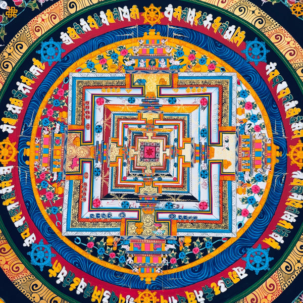 Kalachakra Mandala Tibetan Thangka Painting - Art Of Tibet