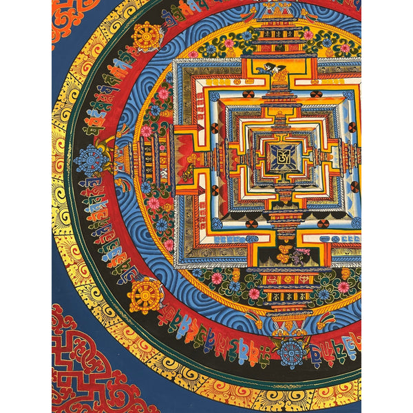 Kalachakra Mandala Tibetan Thangka Painting - Art Of Tibet