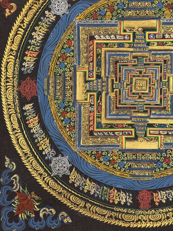 Kalachakra Mandala Tibetan Thangka Painting - Art Of Tibet