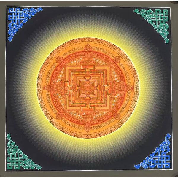 Kalachakra Mandala Tibetan Thangka Painting - Art Of Tibet