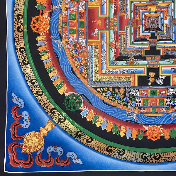 Kalachakra Mandala Tibetan Thangka Painting - Art Of Tibet