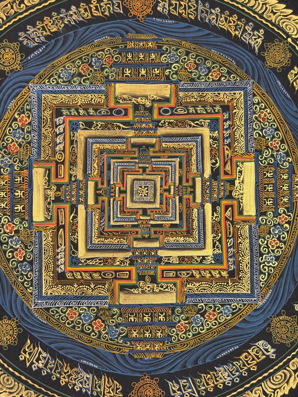 Kalachakra Mandala Tibetan Thangka Painting - Art Of Tibet