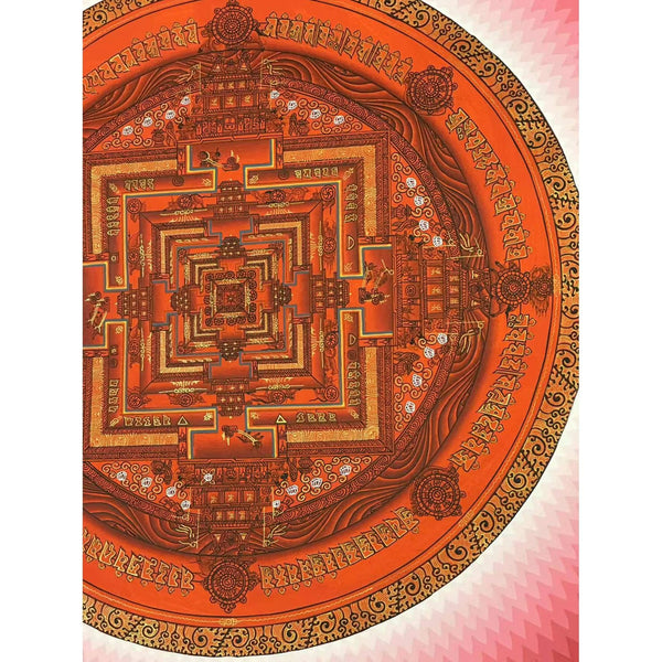 Kalachakra Mandala Tibetan Thangka Painting - Art Of Tibet