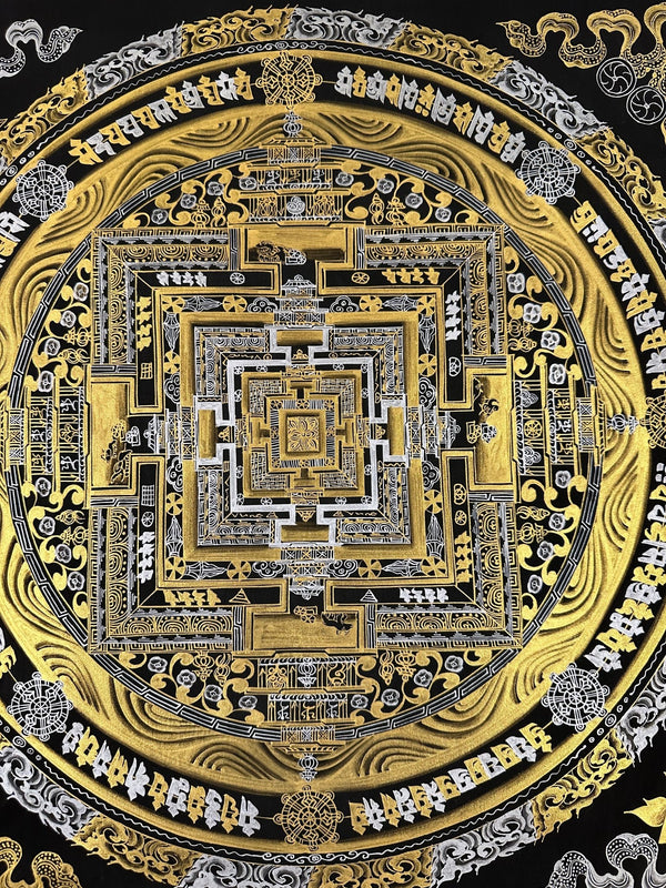 Kalachakra Mandala Tibetan Thangka Painting - Art Of Tibet