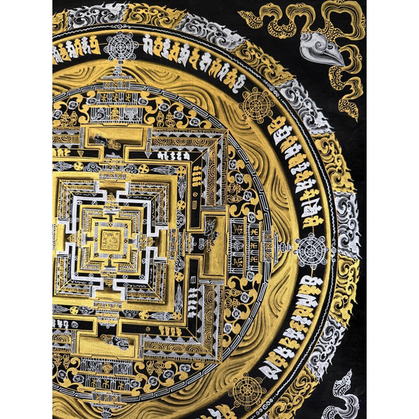 Kalachakra Mandala Tibetan Thangka Painting - Art Of Tibet