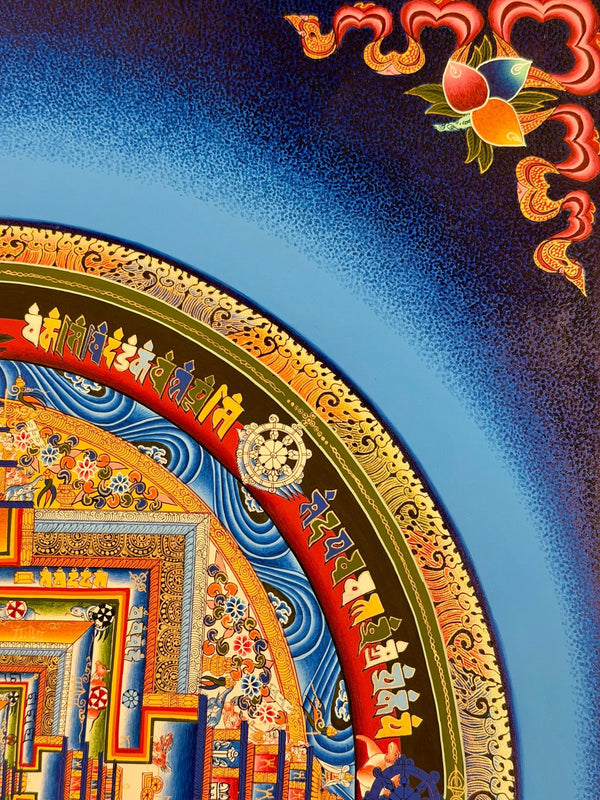 Kalachakra Mandala Tibetan Thangka Painting - Art Of Tibet