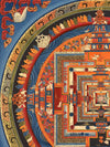 Kalachakra Mandala Tibetan Thangka Painting - Art Of Tibet