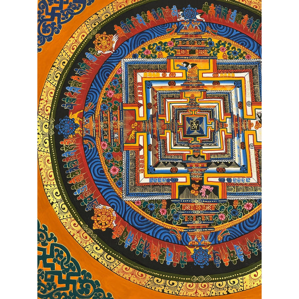 Kalachakra Mandala Tibetan Thangka Painting - Art Of Tibet