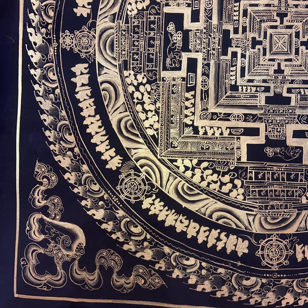 Kalachakra Mandala Tibetan Thangka Painting - Art Of Tibet