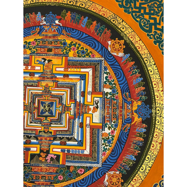 Kalachakra Mandala Tibetan Thangka Painting - Art Of Tibet