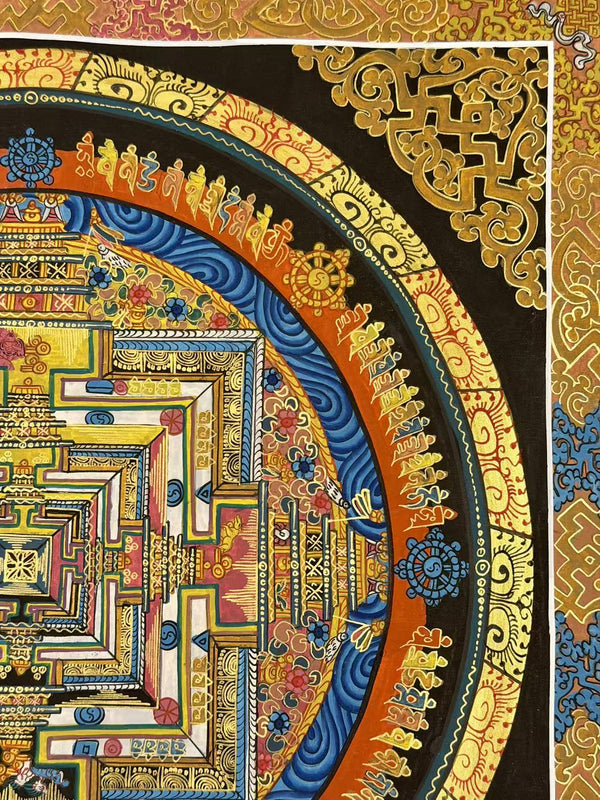Kalachakra Mandala Tibetan Thangka Painting - Art Of Tibet
