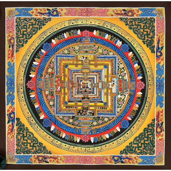 Kalachakra Mandala Tibetan Thangka Painting - Art Of Tibet