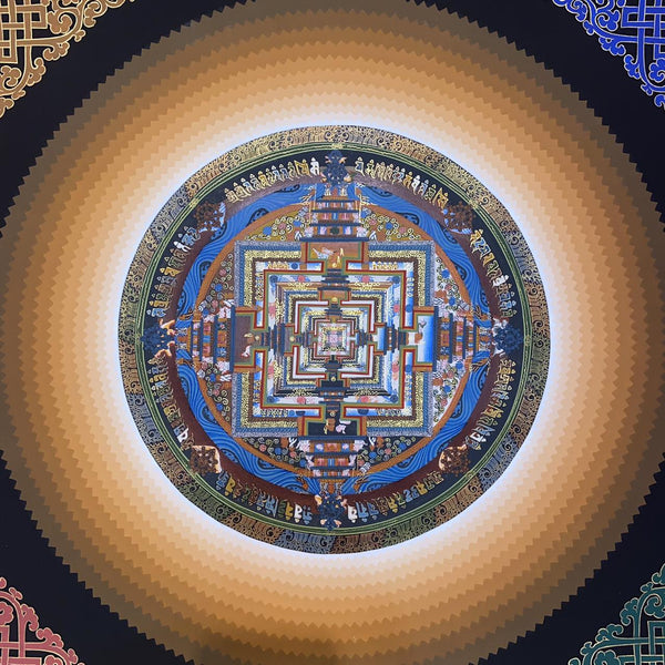 Kalachakra Mandala Tibetan Thangka Painting - Art Of Tibet