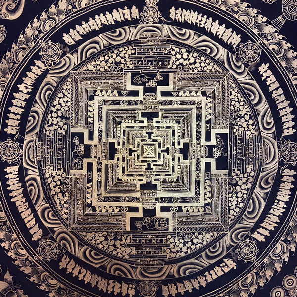 Kalachakra Mandala Tibetan Thangka Painting - Art Of Tibet