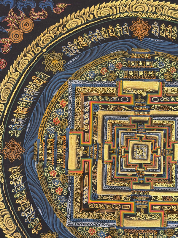 Kalachakra Mandala Tibetan Thangka Painting - Art Of Tibet