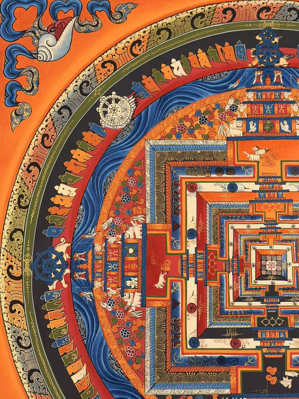 Kalachakra Mandala Tibetan Thangka Painting - Art Of Tibet