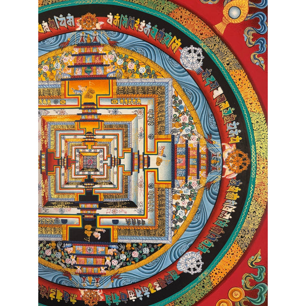 Kalachakra Mandala Tibetan Thangka Painting - Art Of Tibet