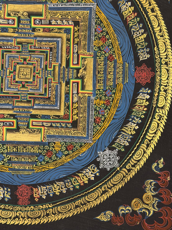 Kalachakra Mandala Tibetan Thangka Painting - Art Of Tibet
