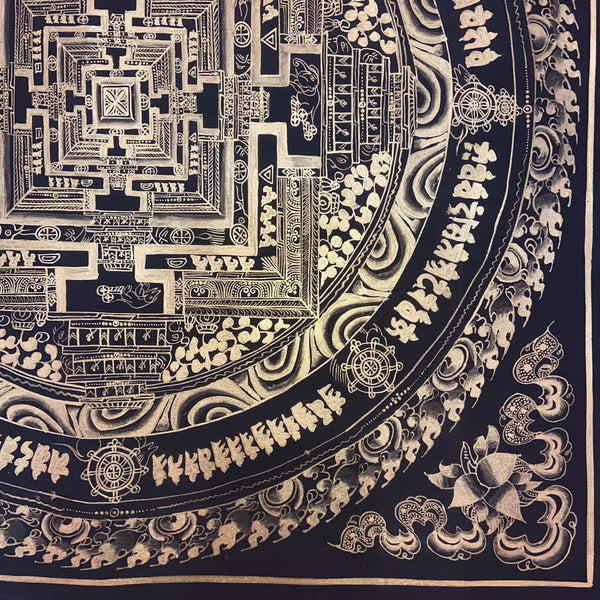 Kalachakra Mandala Tibetan Thangka Painting - Art Of Tibet