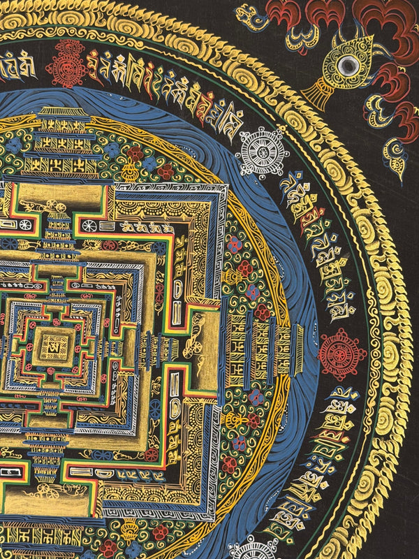 Kalachakra Mandala Tibetan Thangka Painting - Art Of Tibet