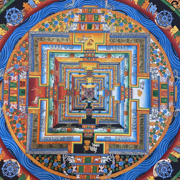 Kalachakra Mandala Tibetan Thangka Painting - Art Of Tibet
