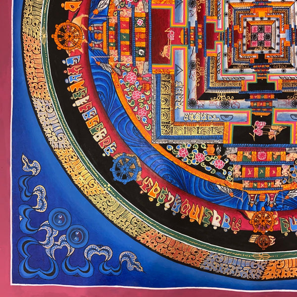 Kalachakra Mandala Tibetan Thangka Painting - Art Of Tibet